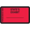 STATE'S EXHIBIT Preprinted Labels 7/8 X 1-1/2 Red 480 labels
