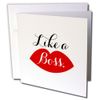 Greeting Cards - Like a Boss Lips - 12 Pack - Designs Humor