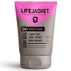 LifeJacket Sun Protection Gel SPF 50 UVA, UVA 5* Sun Cream/Sunscreen factor 50, Face + Body 100ml Lightweight, Non-greasy, Water resistant, Cruelty free, Clinically Approved for Sensitive & Dry Skin