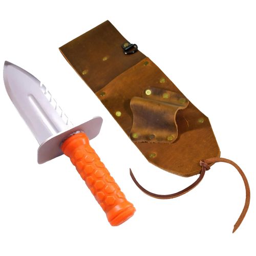 Brown Leather Sheath Left Side & Quest Diamond Right Digger Tool