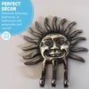 Thorness Sun Celestial Wall Hook- Decorative Key Holder & Coat Rack, Multi Purpose Hanging Hook for Entryway & Home Decor