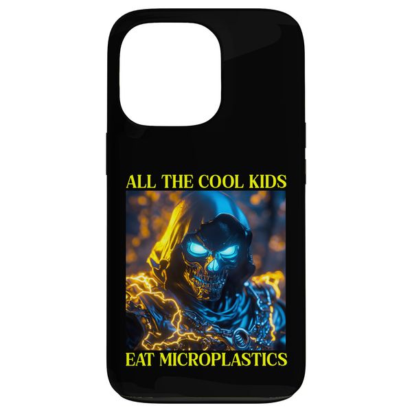 iPhone 13 Pro Funny Oddly Specific Dank Meme Hard Skeleton Microplastic Case