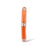Santuzza 925 Sterling Silver Enamel Stackable Ring Cubic Zirconia Eternity Stacking Ring for Women (Orange,9)