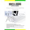 A3 White Foamboard 5mm 297 x 420mm Packed 10s