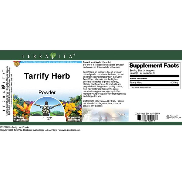 Tarrify Herb Powder (1 oz, ZIN: 512659)