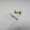 10pk Acrylic Cabinet Pulls Brushed Brass Drawer Pulls Gold Kitchen/Bath Handles