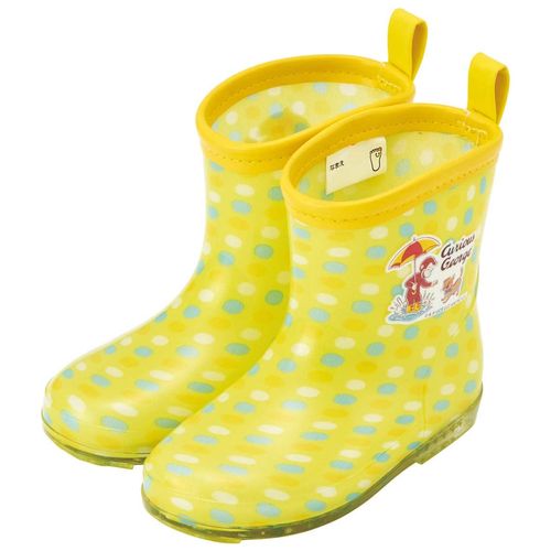 Skater RIBT15-A Curious George 23 Rain Boots, Shoes, Rain Boots, For Kids, With Reflective Tape, 5.9 inches (15 cm)
