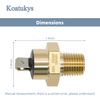Koatukys 42001-0063S High Limit Switch Replacement Compatible with Pentair MasterTemp Max-E-Therm Sta-Rite Pool and Spa Heater Electrical Systems (2/Pack)