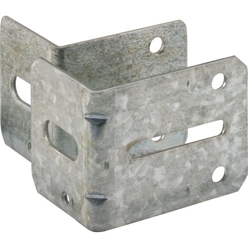 Prime-Line GD 52220 1 Ea. #1 and #3 Heavy Zinc Plated Garage Door Track Brackets with Fasteners (2 Pack)