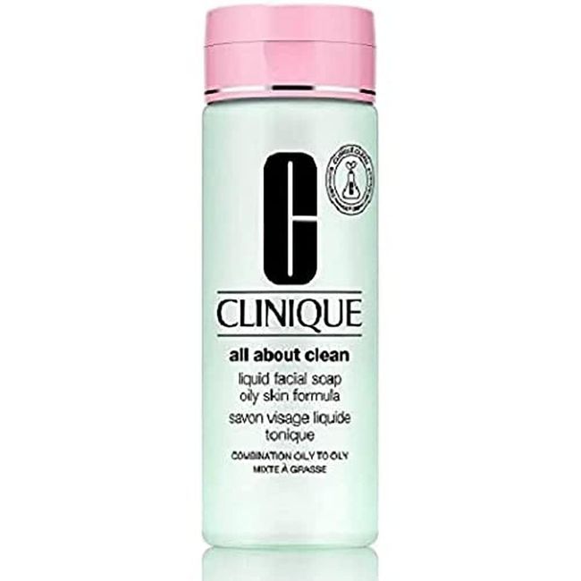 Clinique Liquid Facial Soap Oily Skin Formula 200 ml 1 Paket. (1 x 200 ml)