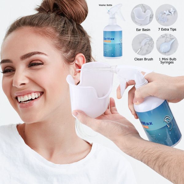 Ear Wax Removal Tool Kit Ear Wax Remover Irrigation Cleaner Bottle Flush System