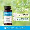 Calcium & Magnesium – 100 Capsules | Bone, Teeth and Muscle Support Formula by BIOHERBA