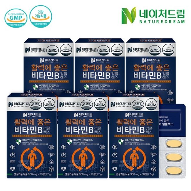 Joa Pharmaceutical Vitamin B Complex 6 box gift set for vitality, Vitamin B Complex/6 boxes