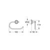 GROHE 40657001 | Essentials Authentic Toilet Roll Holder | Chrome