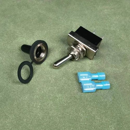 KILIGEN Metal Toggle Switch 25A 12VDC/15A 24VDC/10A 250VAC/15A 125VAC SPST On/Off 2Pin 2 Position with Upgrade Waterproof Cover Cap for Car KN3D-101