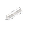 Sourcingmap M6x40mm 304 Stainless Steel Double End Threaded Stud Screw Bolt 5Pcs