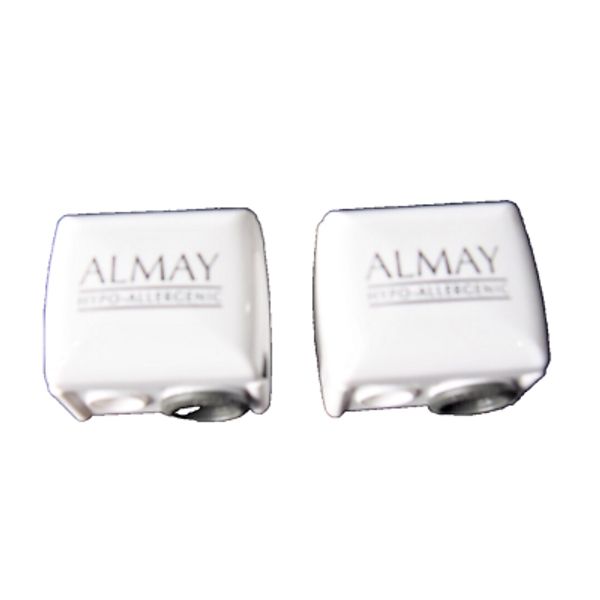 2 Pack Almay White Sharpener Eyeliner, Lipliner Crayon and Pencil Sharpener