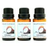 Crazy Candles Coconut 3 Bottles 1/2 FL Oz Each (15ml) Premium Grade Scented Fragrance Oil