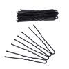 shefun JP157 U-Pin 40 Pieces with Ball, Tiered, Thin 2.0 inches (5 cm), 2.4 inches (6 cm), 2.8 inches (7 cm), Bun Hair Pin, Black, Gold, Screw Pins (A1), 40 Pieces, Black, 2.0 inches (5 cm)