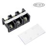 sourcing map Dual Rows 3 Positions 600V 60A Wire Barrier Block Terminal Strip