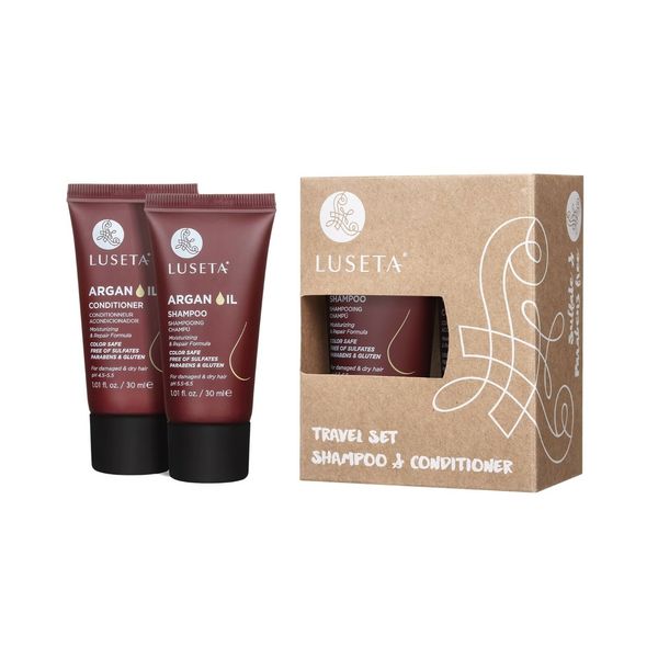 LUSETA ARGAN OIL MOISTURE SHAMPOO&CONDIT
