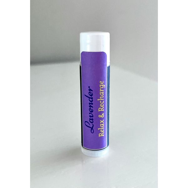 Lavender Handcrafted Moisturizing Lip Balm 100% Natural with Essential Oils