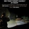 Tactical LED Pistol Flashlight Pic/GL Rail Mounted Rechargeable Weapon Gun Light