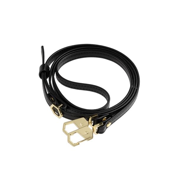 iFace Hang and Shoulder Strap (PU Leather), PU leather/black