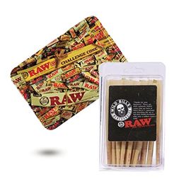 Raw Rolling Wood Box Magnetically Sealed 3.4 x 5 Inches