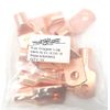 (10) 1/0 Gauge Copper Ring Terminals 3/8"