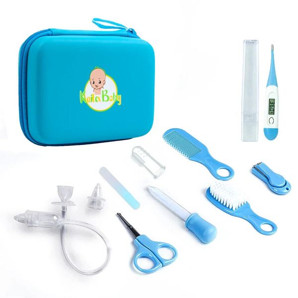 Kailex Baby Blue Infant Newborn Grooming & Health 10 Pc. Kit FAST FREE SHIP