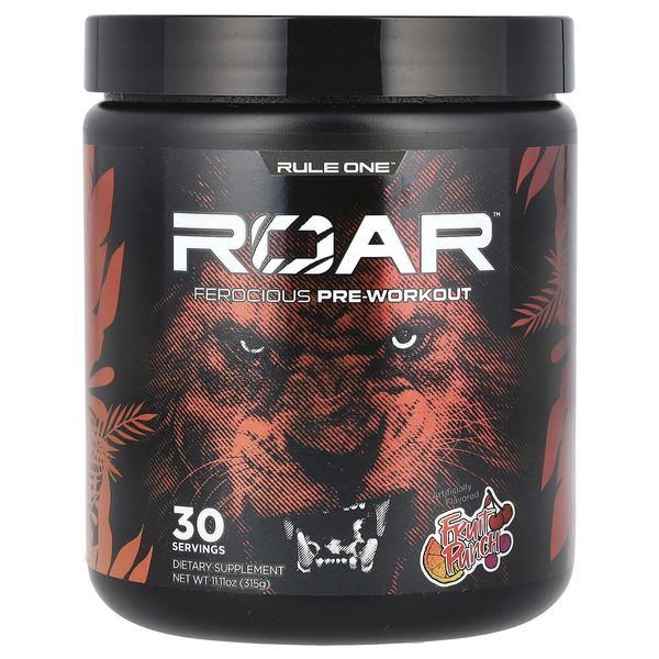 Roar, Ferocious Pre-Workout, Fruit Punch, 11.11 oz (315 g)