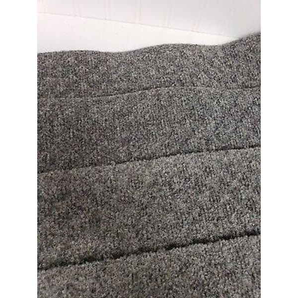 Waterhog Gems Stair Treads Pottery Barn Medium Gray Made in USA, Durable