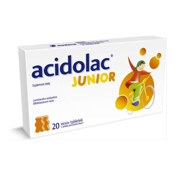 Acidolac Junior Orange 20 Tabl.