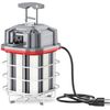 100W LED Temporary Work Light Fixture Linkable Jobsite Lighting 5000K Daylight