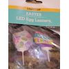 Easter Egg LED Lanterns 6 Pieces Lights Up! Happy Easter, Eggs Decoration