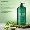 Ethically Sourced Tea Tree Body Wash - Soothes Irritation and Controls Odor