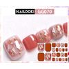NAILDOKI 6 Types, No Damage Toenail Sticker, Nail Wrap, Nail Accessories, Real Nail Gel Stickers, Women's, Cute, Popular, Stylish, Advanced