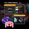 FIOTOK Gamecube Controller, Classic Wired Controller for Wii Nintendo Gamecube (Purple)