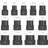 Nut Remover Set, Nut Extractor Socket, Socket Set, Impact Bolt, Bolt Remover Tool Set, Easy Car Repair and Furniture Assembly, Nut Extractor Socket