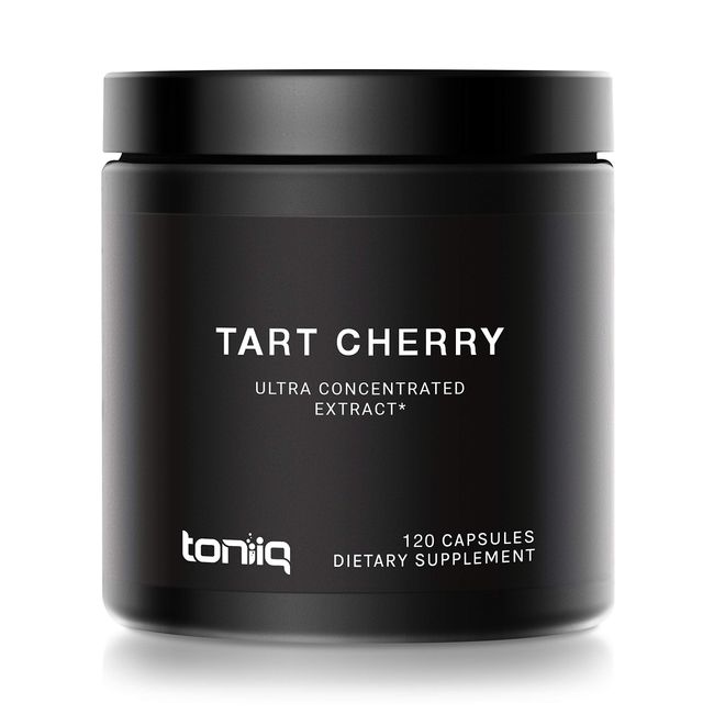 Ultra High Strength Tart Cherry Capsules - 52,000mg 52x Concentrated Extract - Highly Concentrated and Highly Bioavailable - 120 Capsules