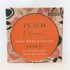 L.W.Y.A Peach Please! Body Wash & Polish 20+ Uses Buffer 3.0 Oz