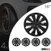 16" Wheel Covers Hubcaps 4Pcs for VW Jetta Black