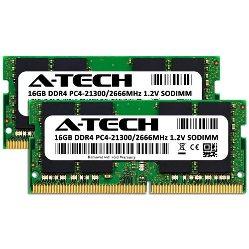 A-Tech 32GB Kit (2x16GB) RAM for HP EliteDesk 705 G4 Mini | DDR4 2666MHz PC4-21300 SODIMM Non-ECC Memory Upgrade