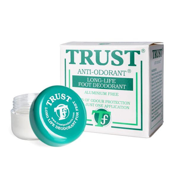 Trust Foot Deodorant | Long-Lasting Odour Prevention | Effective for 3-6 Days | Suitable for Any Sports and Physical Activity | Aluminium Free