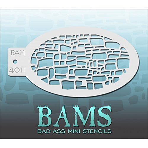 Bad Ass Cobblestone Mini Stencil BAM4011