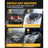 AUXBEAM 3" LED Work Light Bar Strobe Flash Amber Cubes Pods Driving Offroad ATV