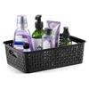 [ 8 Pack ] Plastic Storage Baskets - Small Pantry Organization and Storage Bins