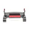 Handmade Sword - Black Piano Lacquered Wood, Single Tier Deluxe Table Stand for Katana or Wakizashi Swords, Red Felt on The Arch and Front, Sword Table Display Holder