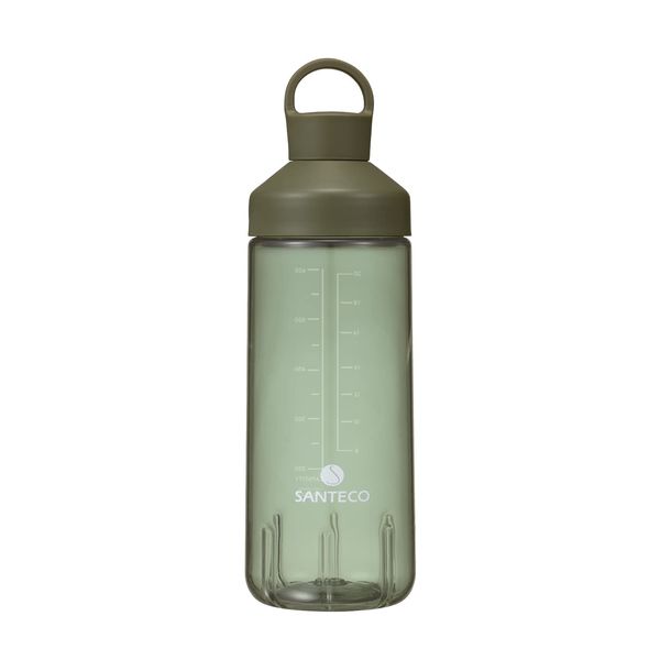 CBJAPAN SANTECO Water Bottle, Khaki, 24.0 fl oz (710 ml), Direct Drinking Sports Bottle, Protein Shaker, Antibacterial, Ocean Beverage Bottle